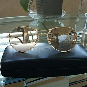 Ralph Lauren gold aviator sunglasses